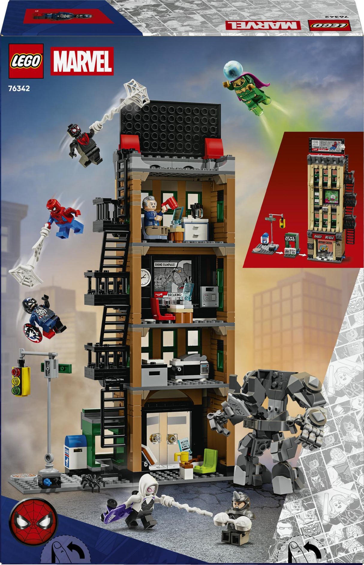 LEGO - Super Heroes - Spider-Man vs. Mysterio: The Daily Bugle (76342) LEGO