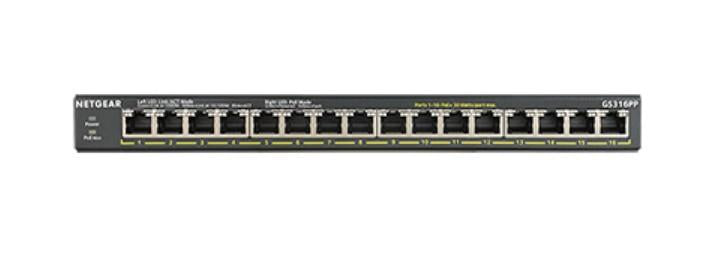 Netgear 16PT GE UNMANAGED SWCH HI-PWR POE+ Netgear International Limited