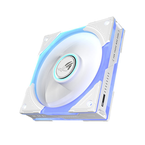 ASUS ROG Eurux GR120 ARGB Reverse – hvid 120 mm blæser, 1 stk. – produktbillede 6
