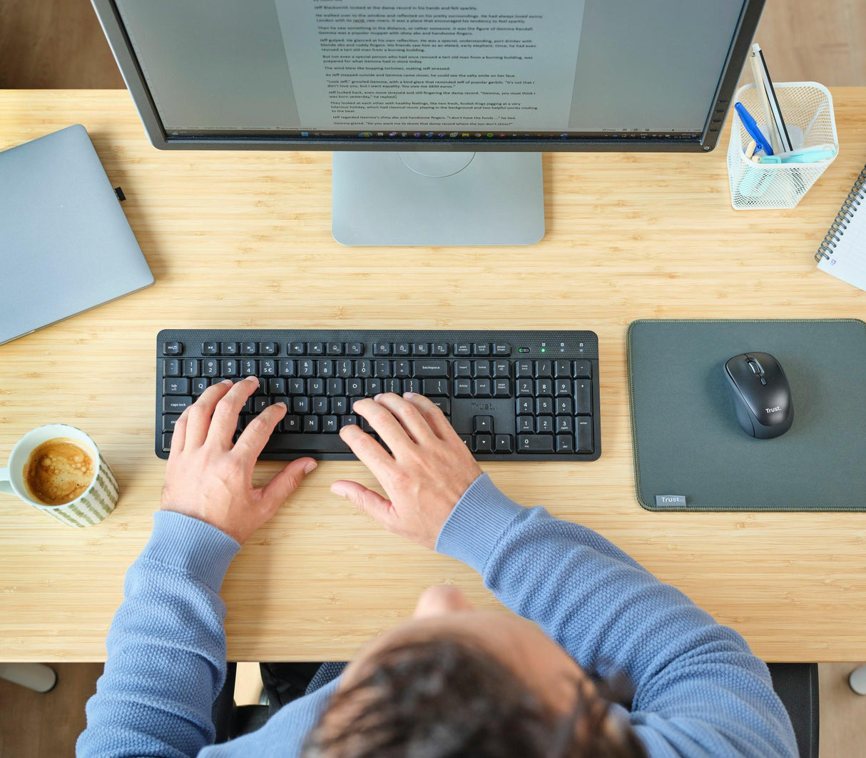 TRUST ODY II WL TASTATUR & MUS ND