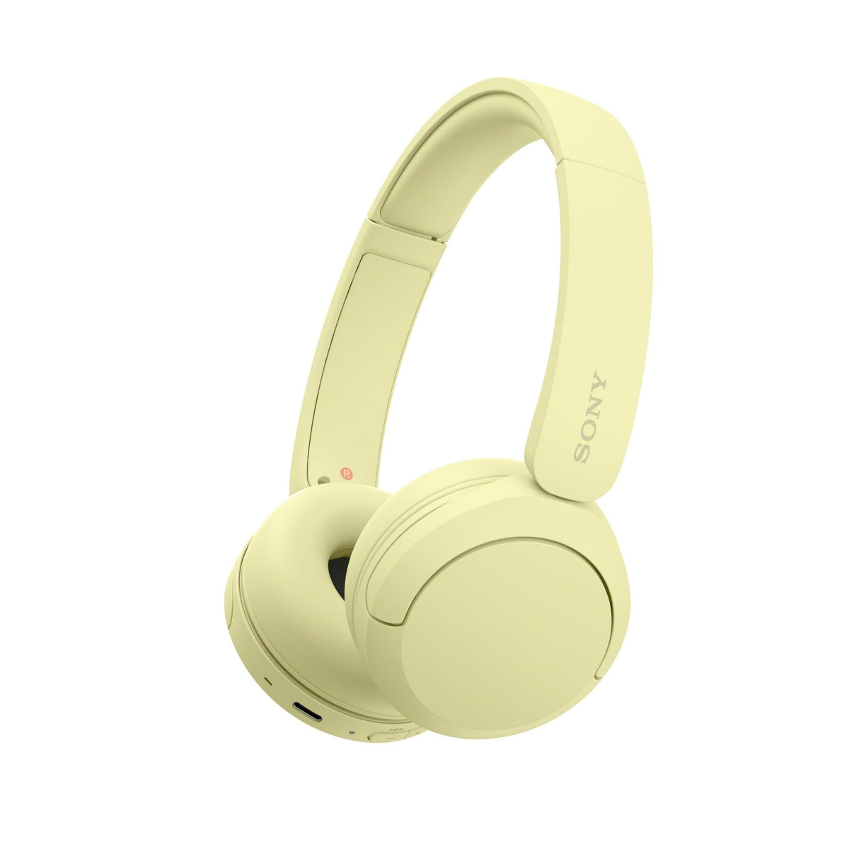 Sony WH-CH520 – trådløse on-ear-hovedtelefoner – gul – produktbillede