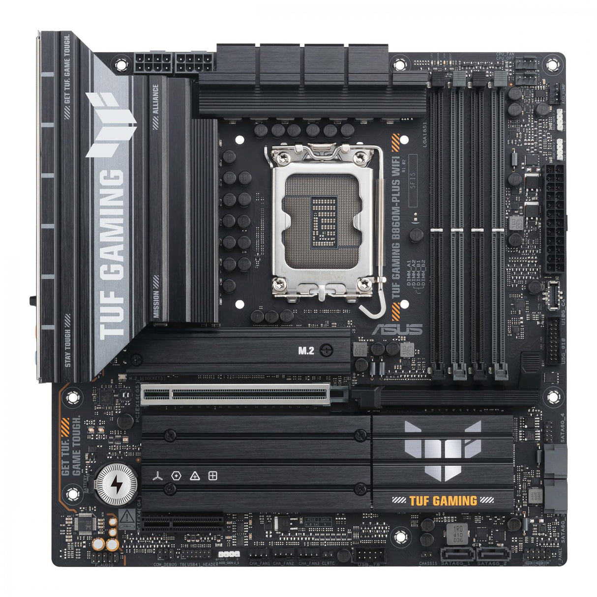 ASUS TUF GAMING B860M-PLUS WIFI (mATX, B860, LGA 1851, DDR5) ASUS