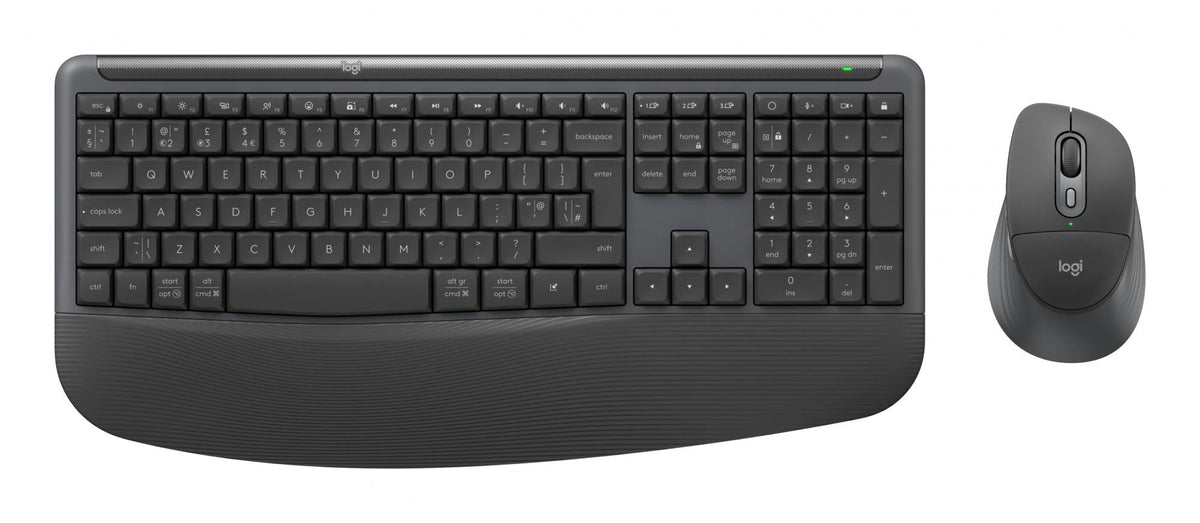 Logitech - Signature Comfort Plus MK880 - Graphite Logitech