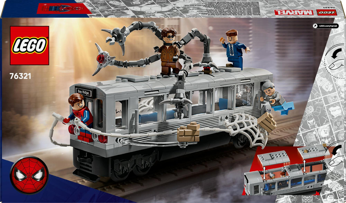 LEGO - Super Heroes - Spider-Man vs. Doc Ock: Subway Train Scene (76321) LEGO