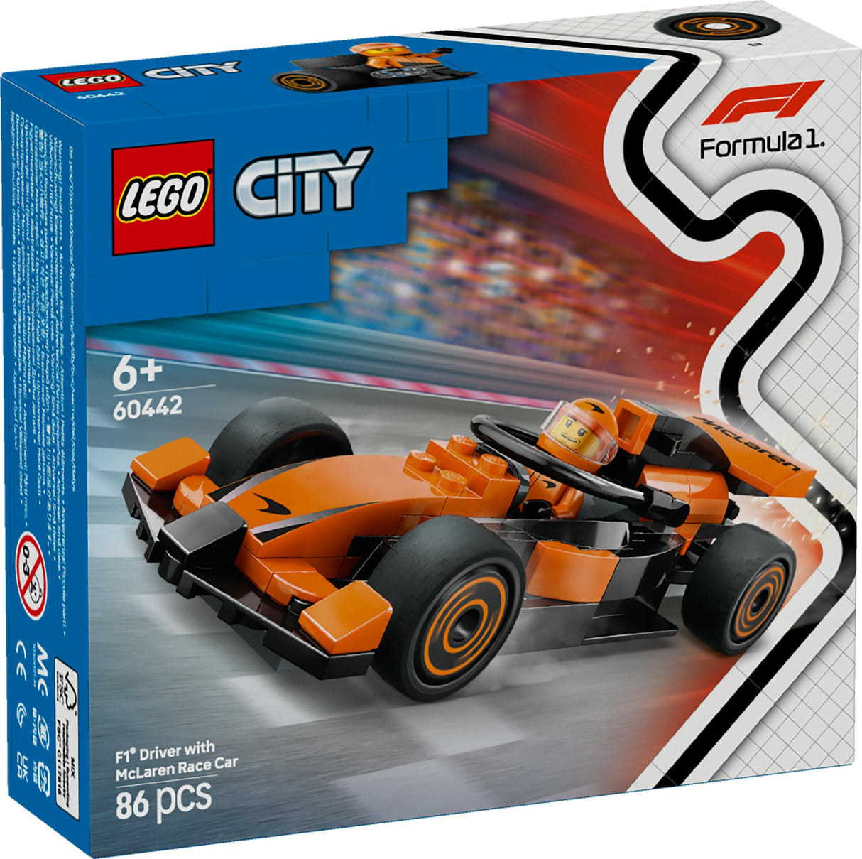 LEGO 60442 City F1 Racer with McLaren Racing Car LEGO