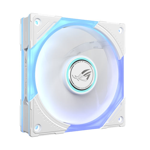 ASUS ROG Eurux GR120 ARGB Reverse – hvid 120 mm blæser, 1 stk. – produktbillede 4