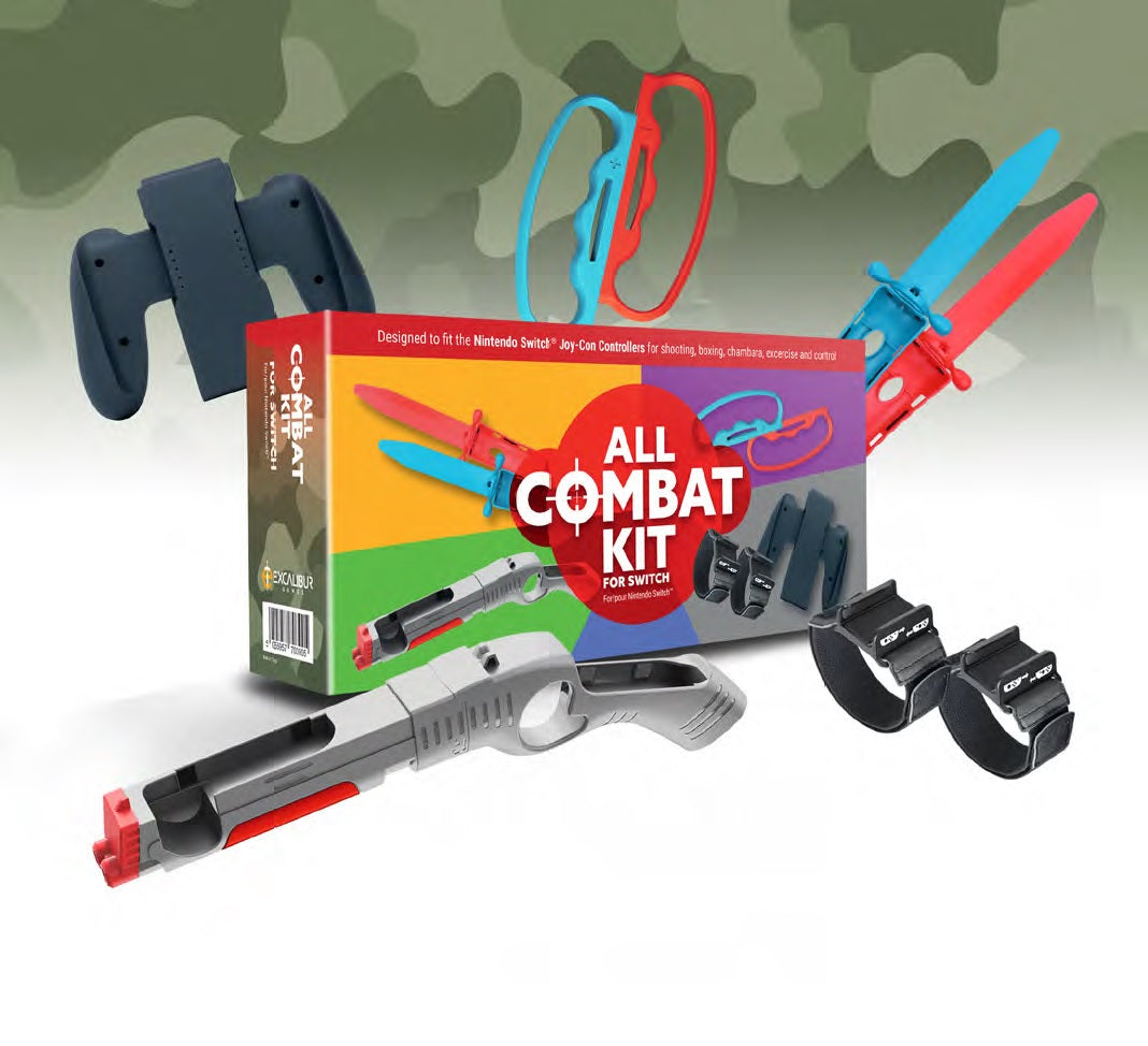 Maxx Tech All Combat Kit – tilbehørssæt til Switch Joy-Con – produktbillede 3