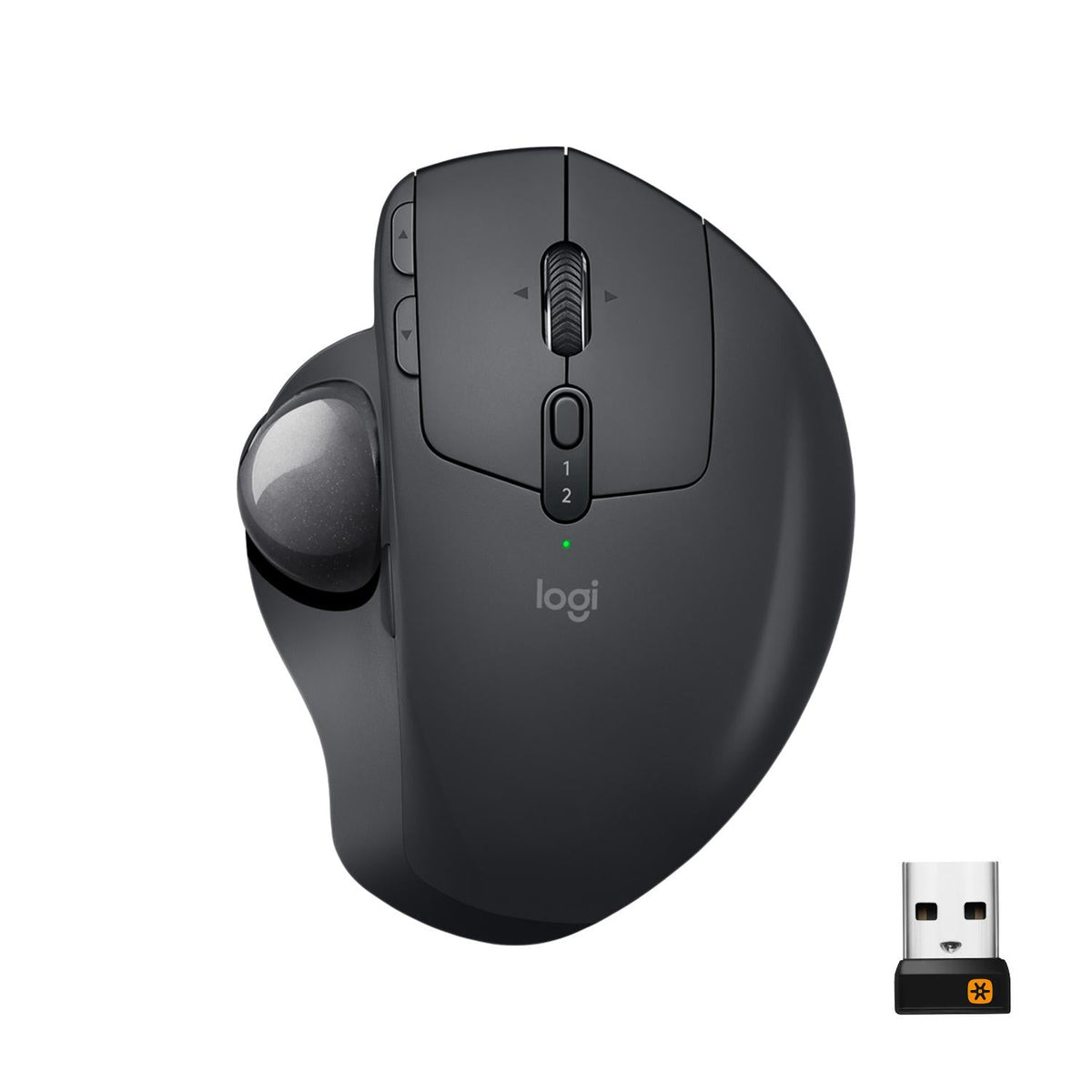 Logitech - MX Ergo Graphite Wireless Trackball Logitech