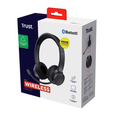 TRUST AYDA WIRELESS ENC HEADSET TRUST