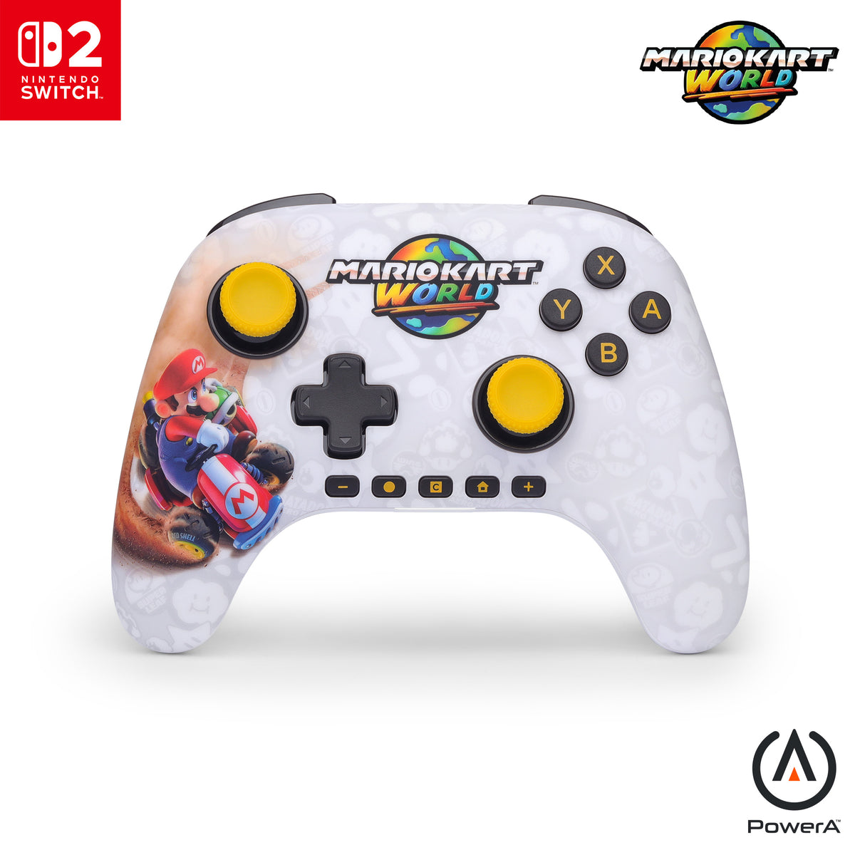PowerA - Advantage Wireless Controller for Nintendo Switch 2 - Mario Kart World