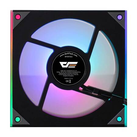 Darkflash DM8 ARGB Cooling Fan (sort)