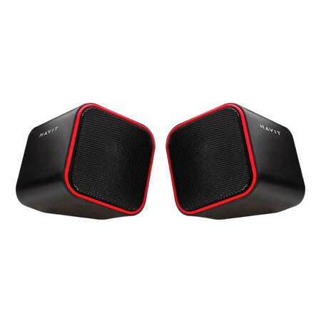 Havit HV-SK473-BR USB 2.0 speaker (sort-rød) Havit