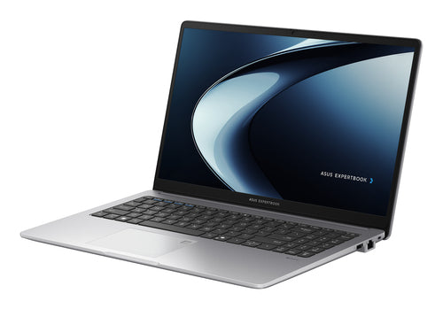 ASUS ExpertBook P1 PM1503CDA-S70264X – set skråt forfra; tastaturlayout illustrativt