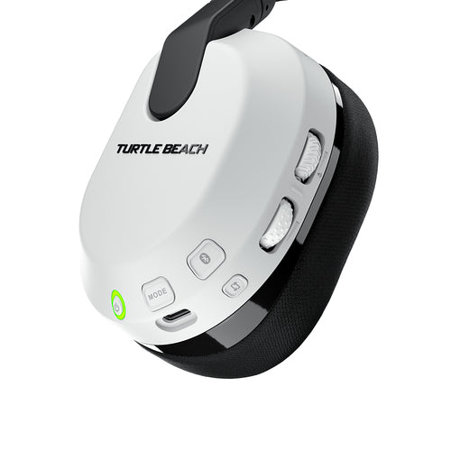 Turtle Beach Stealth 600 Gen 3 – Xbox-headset, hvid – Knapper i nærbillede
