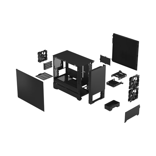 Midi Fractal Design Pop Mini Silent Black Solid Fractal design