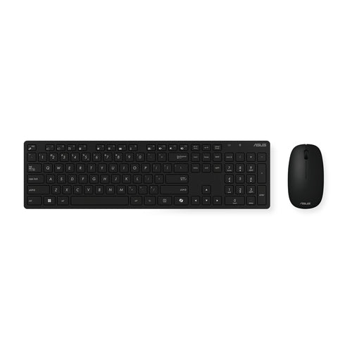 ASUS W5000 Wireless Keyboard and Mouse Set – taster og arbejdsflade set ovenfra