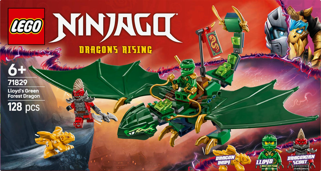 LEGO 71829 Ninjago Lloyd's Green Forest Dragon LEGO