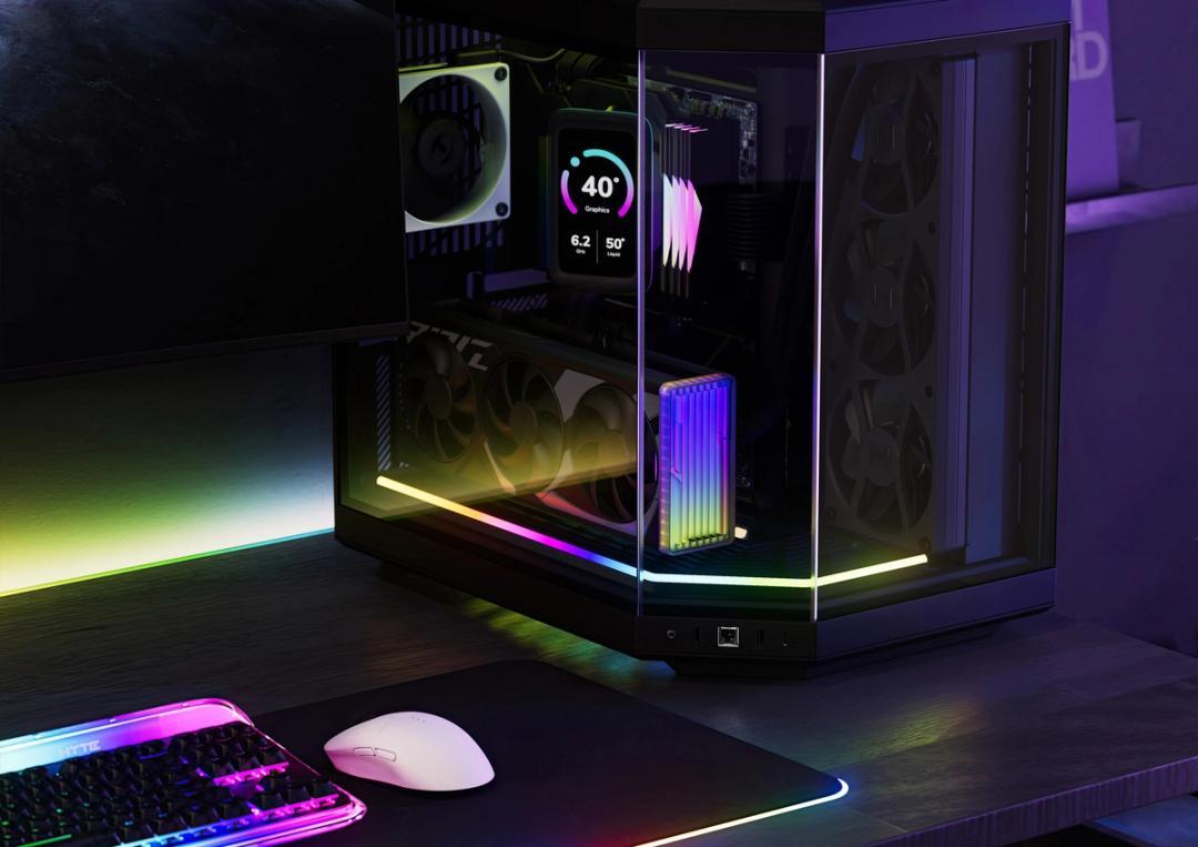 HYTE LN60 NOODLE Light Strip, Black HYTE