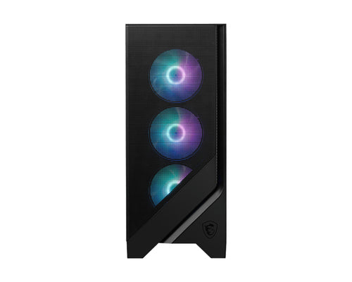 MSI MAG FORGE 320R AIRFLOW – sort PC-kabinet – frontens tre blæsere