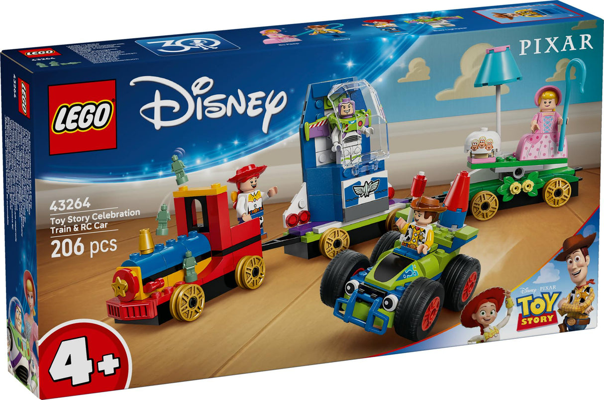LEGO 43264 Disney Pixar Party Train and the RC Car from Toy Story LEGO