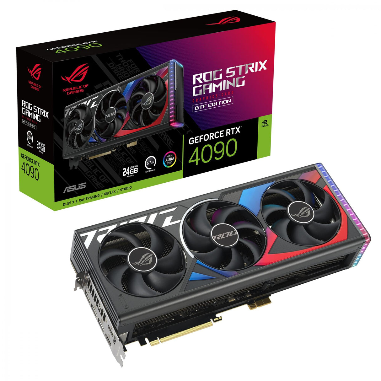 ASUS GeForce RTX 4090 24GB ROG STRIX GAMING BTF ASUS