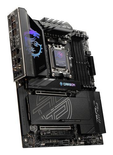 MSI MPG X870E CARBON WIFI bundkort - AM5, ATX - visning 4