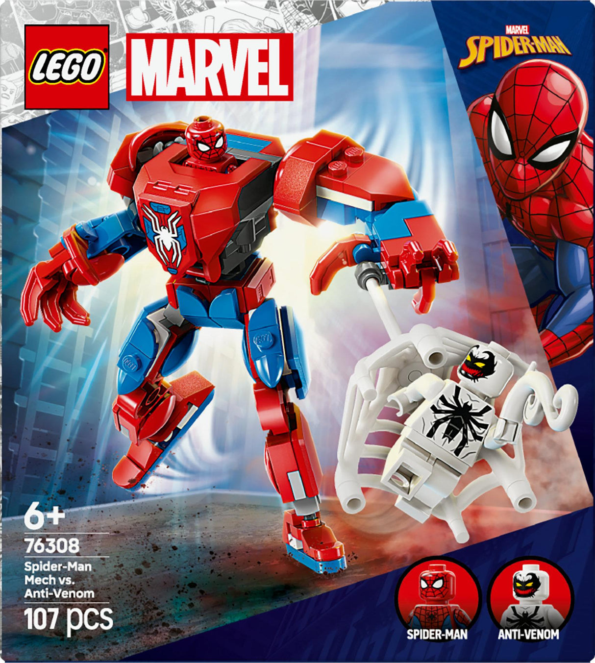LEGO 76308 Marvel Super Heroes Spider-Man Mech vs. Anti-Venom LEGO