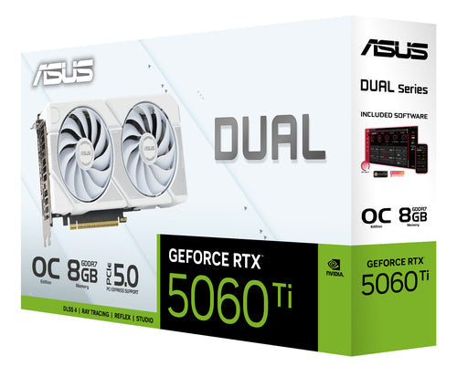 ASUS Dual -RTX5060TI-O8G-WHITE – emballage