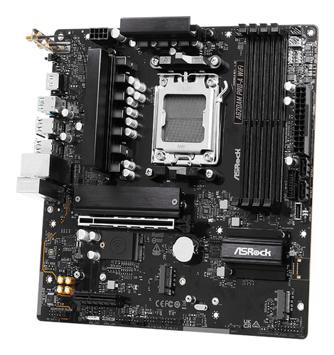 ASRock A620AM Pro-A WiFi bundkort - produktbillede 2