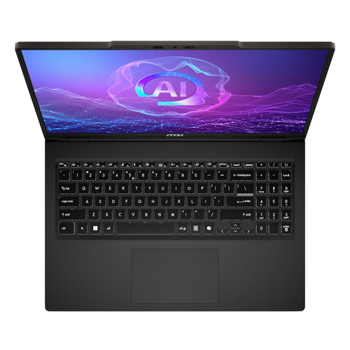 MSI VenturePro A16 AI+ A3HWEG-003 – tastatur set ovenfra