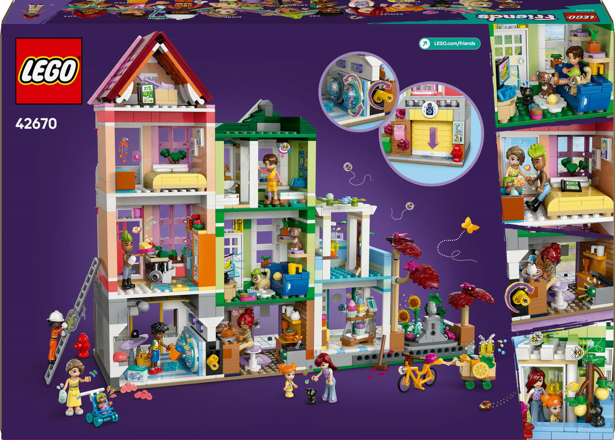 LEGO 42670 Friends Heartlake City Residential and Shopping Street LEGO
