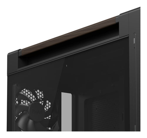 ASUS ProArt PA602 Wood Edition Modern Black - Tempered Glass Panel – nærbillede af produktets detaljer (vinkel 5)