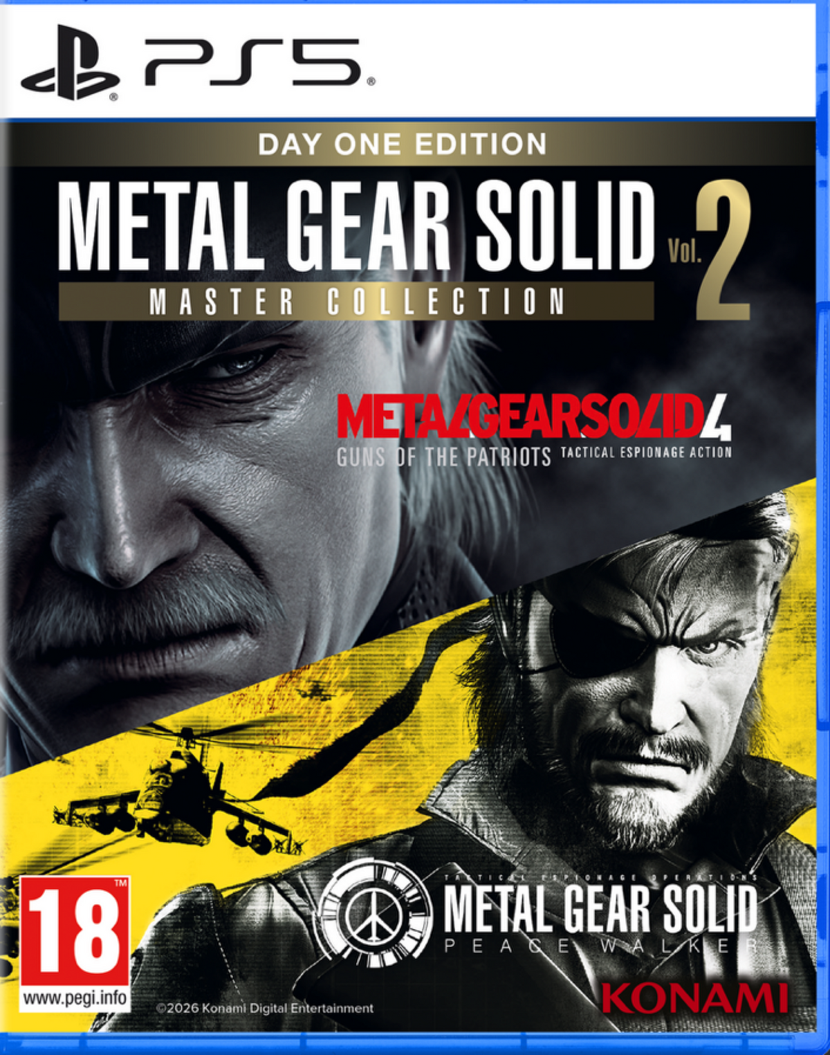 Metal Gear Solid Master Collection Vol 2 (Day One Edition) – PlayStation 5 – spilomslag