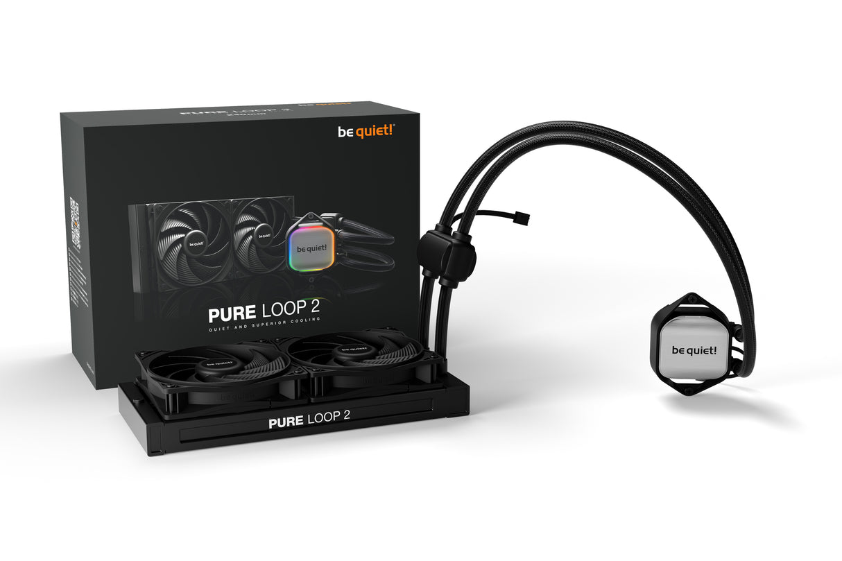 Be Quiet! Pure Loop 2 Processorvätskekylningssystem 1-pack Svart 120 mm