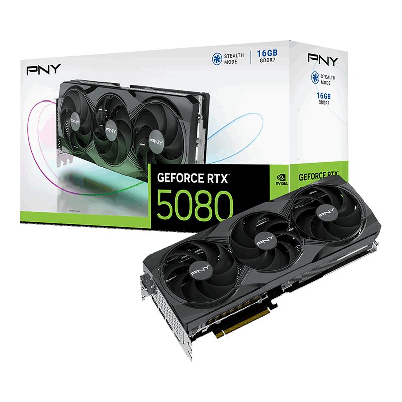 PNY GeForce RTX5080 16GB Triple Fan DLSS 4 PNY