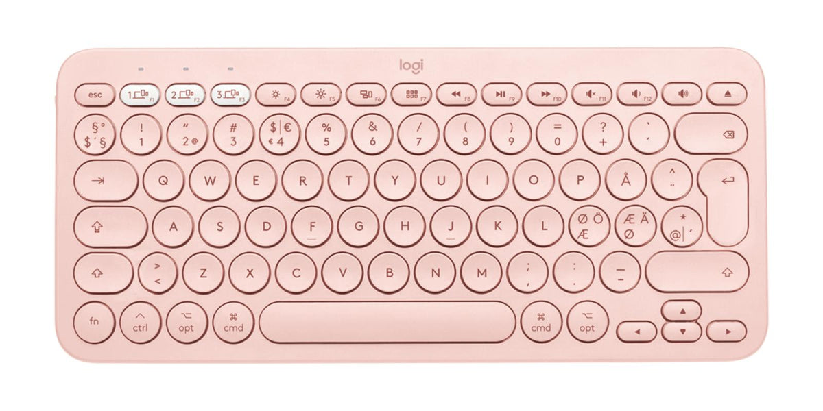 Logitech - K380 for Mac Multi-Device Bluetooth Keyboard, Rose (Nordic) Logitech