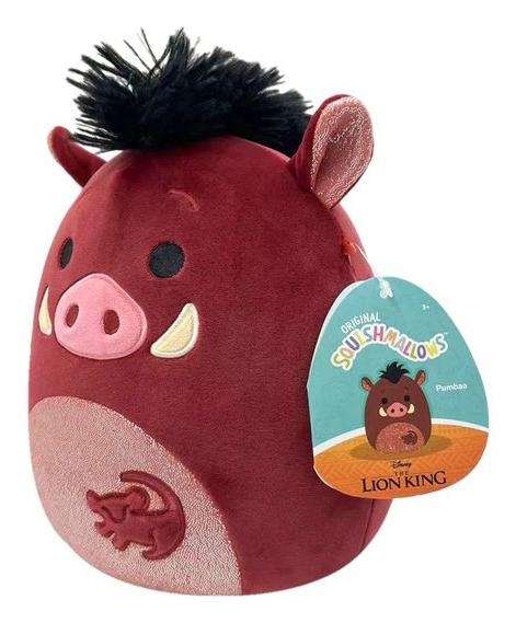 Squishmallows - 20 cm Disney Lion King 30th Anniversary Plush - Pumbaa Squishmallows