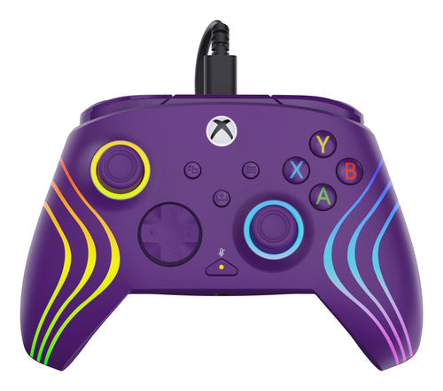 Turtle Beach Afterglow Wave Wired – Xbox/PC, lilla – Front og knapper