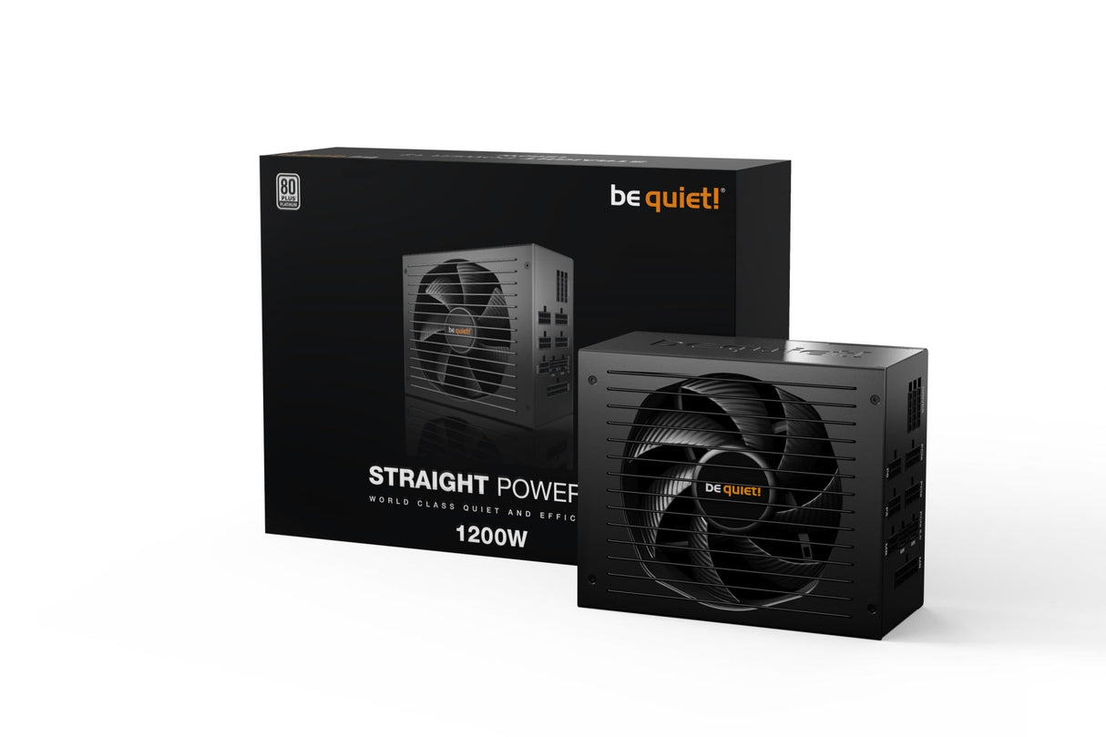 be quiet! Straight Power 12 Platinum 1200W ATX3.0, PC power supply (black, 2x 12VHPWR, 4x PCIe, cable management, 1200 watts) Be quiet