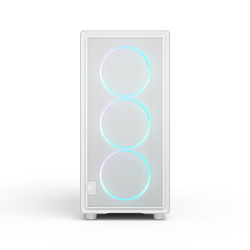 Midi Epoch XL White TG RGB Clear tint Fractal design