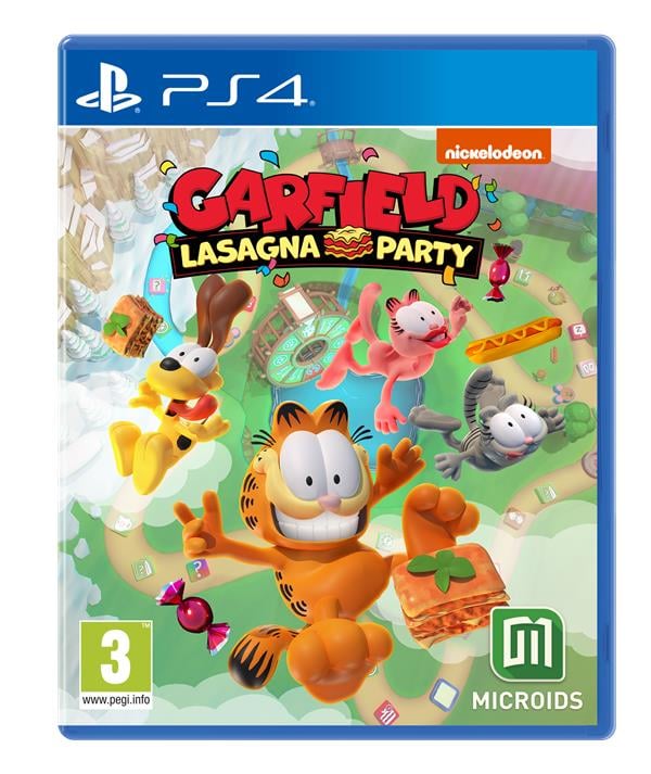 Garfield : Lasagna Party – PlayStation 4 – spilomslag