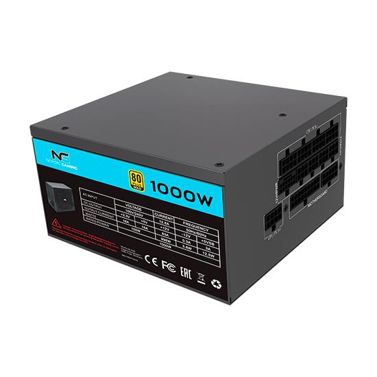 Nordic Gaming NGP-5279 Strømforsyning 1000W Modular 80+ Gold Nordic