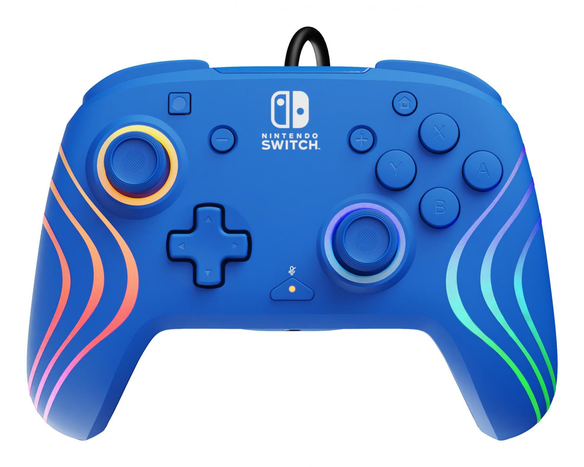 PDP Afterglow Wave Wired Controller Blue Switch PDP