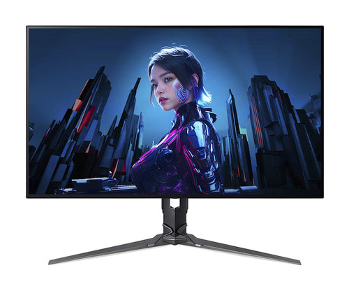 Acer Predator X32X3 OLED – skærm set direkte forfra