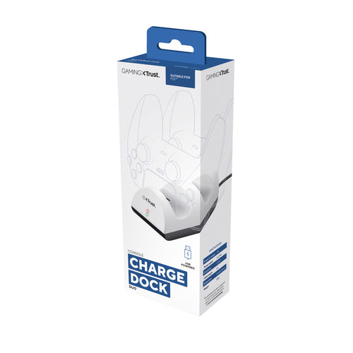 Trust GXT 254 Duo Charge Dock – opladningsdock til PS5 – emballage, forside