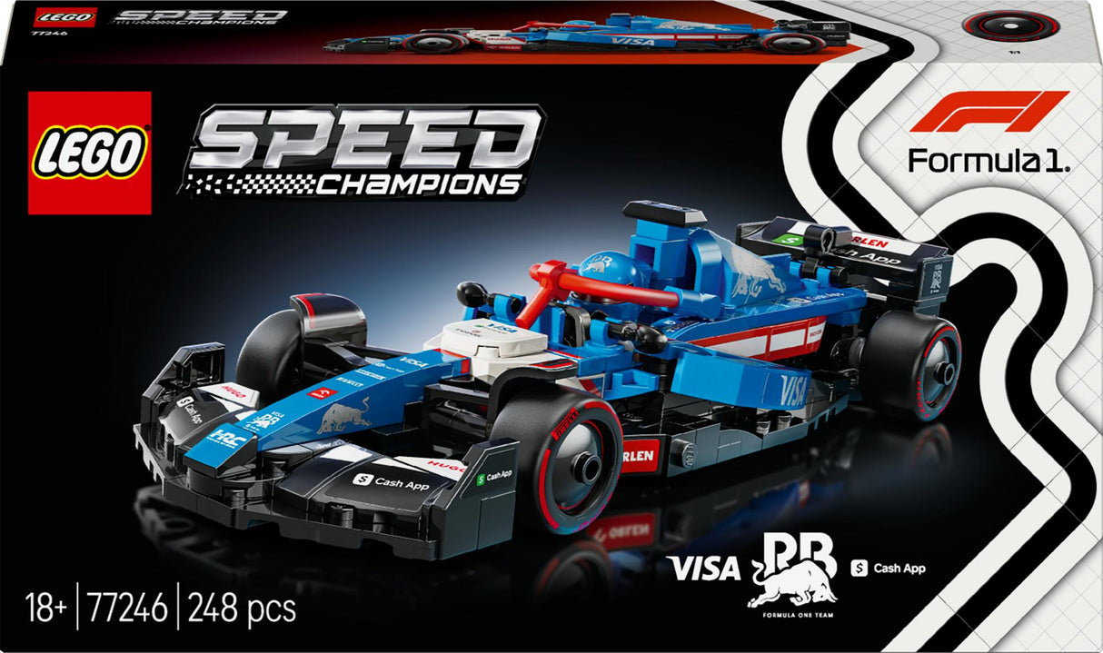 LEGO 77246 Speed Champions Visa Cash App RB VCARB 01 F1 Racing Car LEGO
