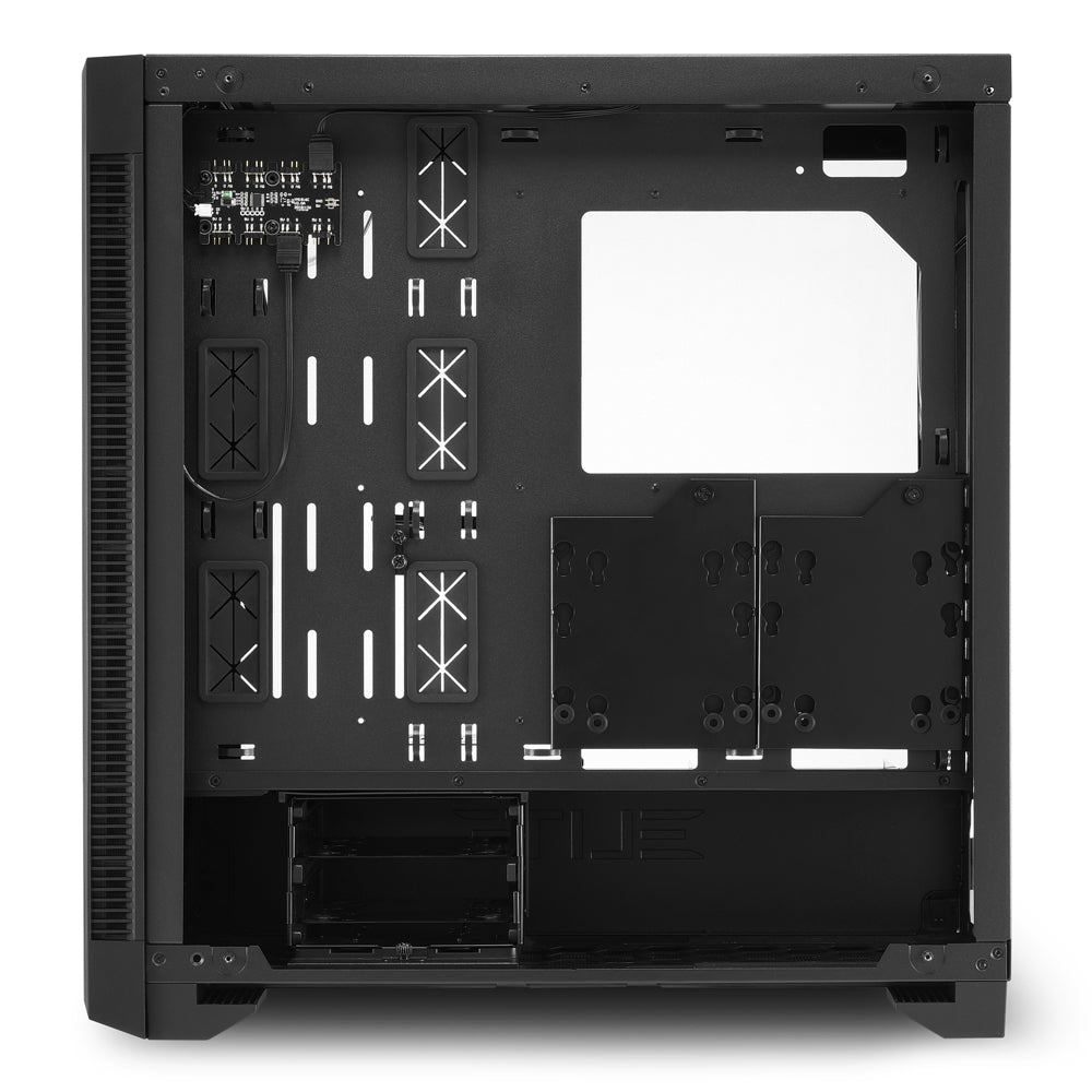 Sharkoon ELITE SHARK CA200M, big-tower case (black, Tempered Glass) Sharkoon