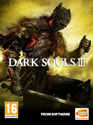 Dark Souls III – PlayStation 4 – spillets illustration og logo