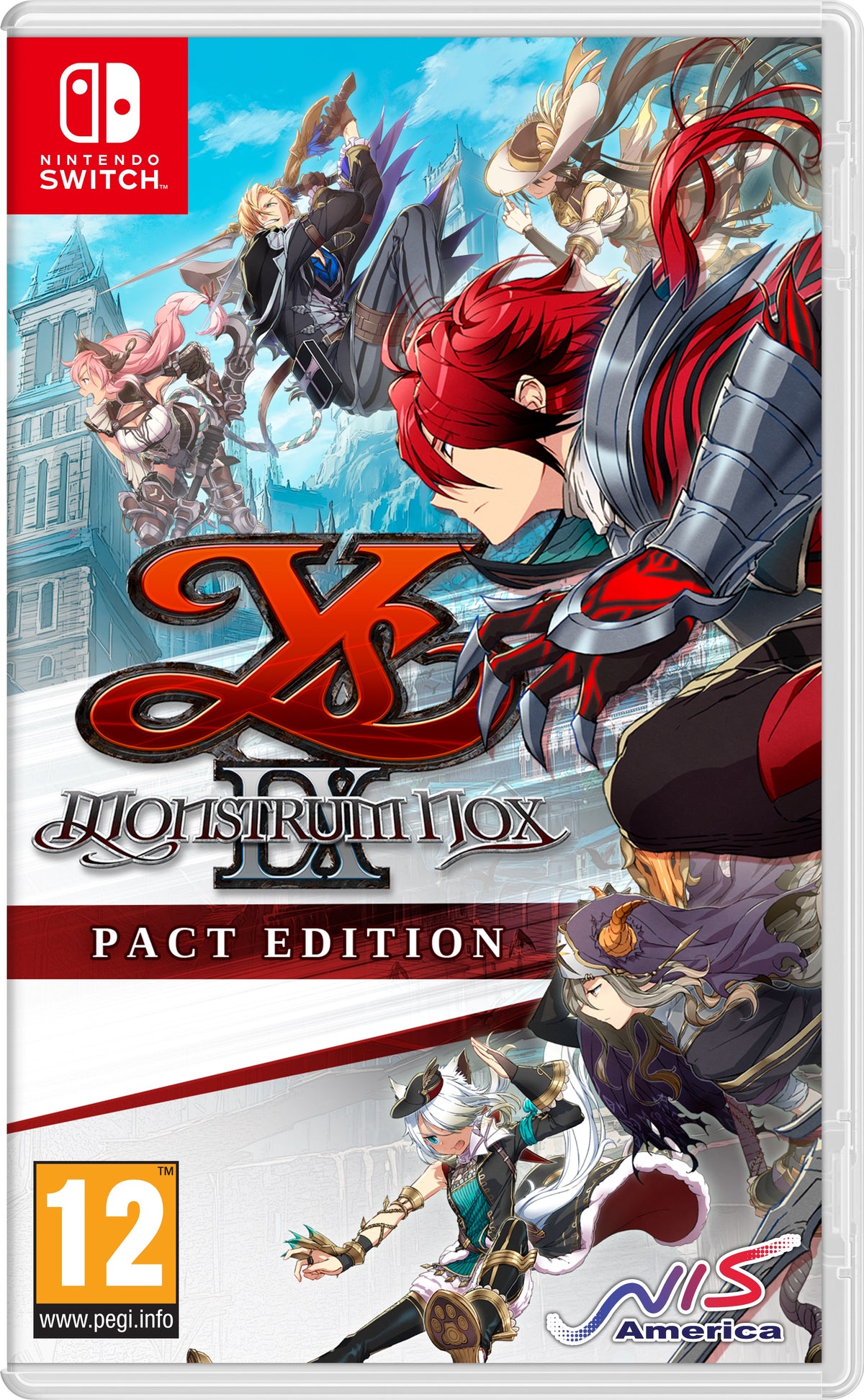 Ys IX: Monstrum Nox – Pact Edition – Nintendo Switch – spillets udgave