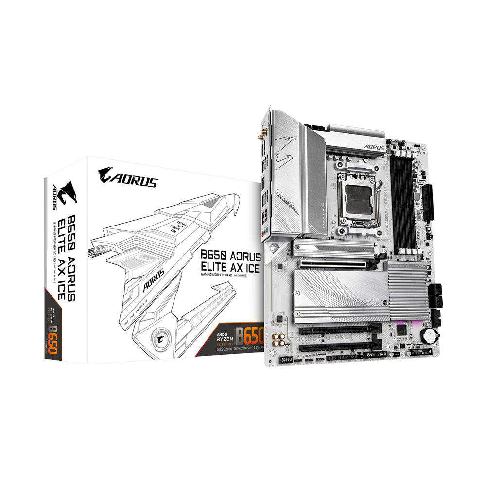 Gigabyte B650 AORUS ELITE AX ICE ATX Socket AM5 AMD B650 Gigabyte Technology